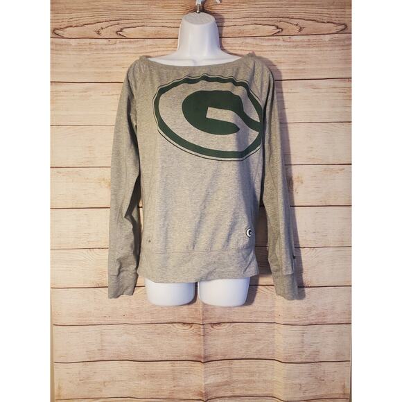 Nike NFL Dri Fit Green Bay Warm Long Sleeve Top Women's Small Grey - Picture 1 of 5